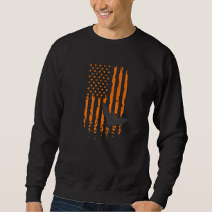 Sudadera Guay Vintage Usa Bandera Truco O Trate Bat Hallowe