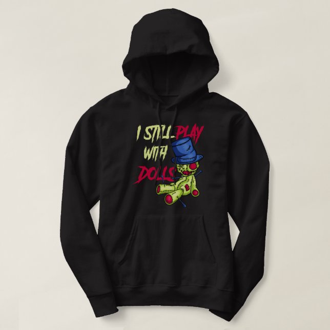Sudadera Guay Voodoo Doll Gift Women Es Gracioso Que Sigo J (Diseño del anverso)