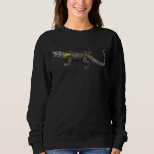 Sudadera Guay Watercolor Alligator Animal Para Halloween