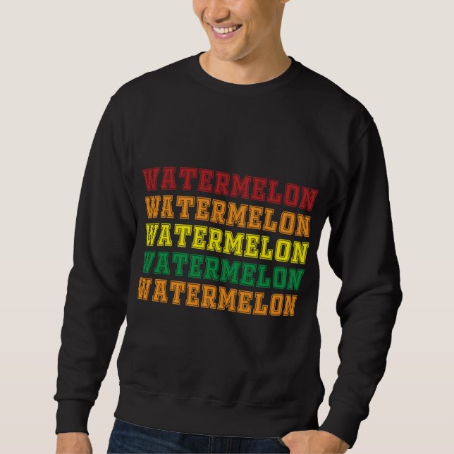 Sudadera Guay Watermelon Lettering Design Summer Watermelon (Anverso)