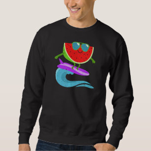 Sudadera Guay Watermelon Surf Board Summer Fruit Vintage