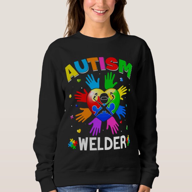 Sudadera Guay Welder Autism Awareness Hearzzle Surge (Anverso)