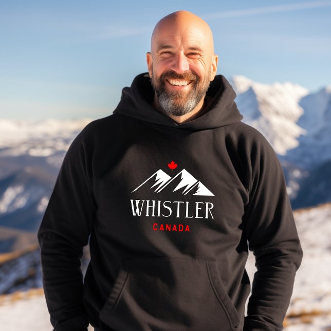 Sudadera Guay Whistler Canada Monta la hoja de arce oscura (Subido por el creador)