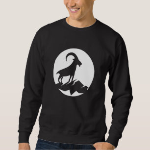 Sudadera Guay Wild Goat Animal Horn Livestock Silhouette Ca