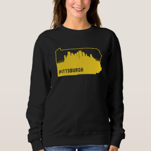 Sudadera Guay Yellow Pennsylvania State Contorno a Pittsbur