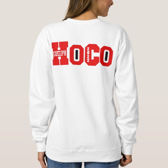 Sudadera Guelph Hoco 2022 merch  (Reverso)
