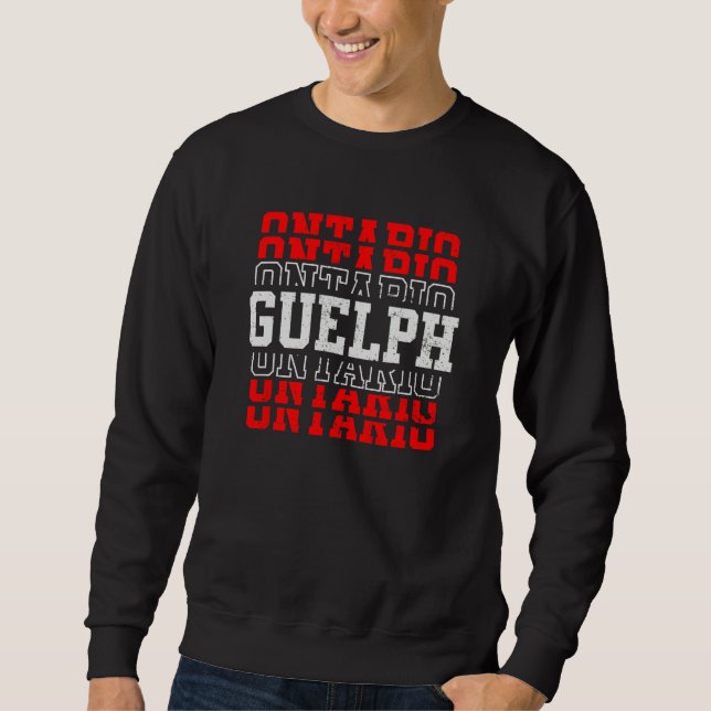 Sudadera Guelph Ontario Canada Vacation Souvenir (Anverso)