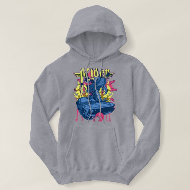 Sudadera Guerra de autos (Diseño del anverso)