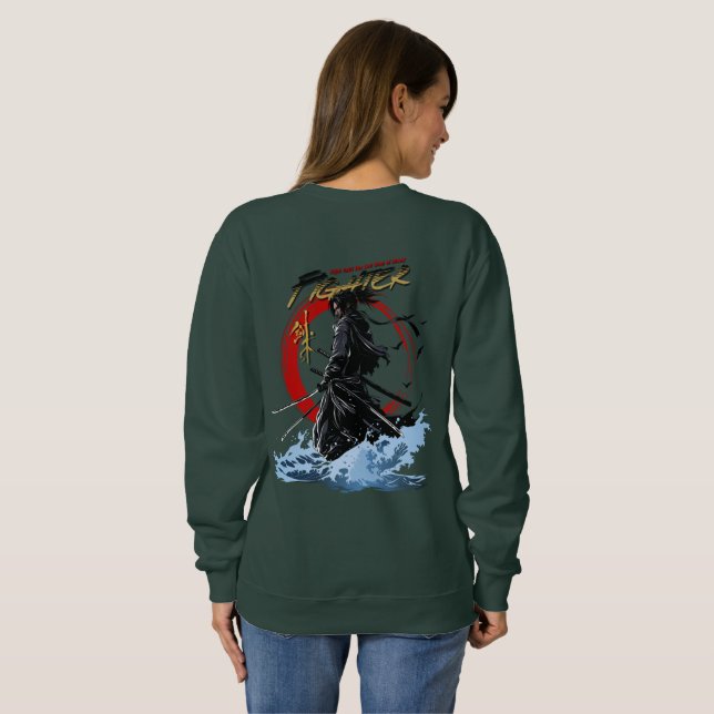 Sudadera Guerrera de espada | Mujeres (Reverso completo)