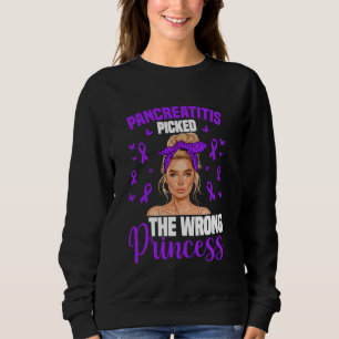 Sudadera Guerrera Princesa Mes de Conciencia de Pancreatiti