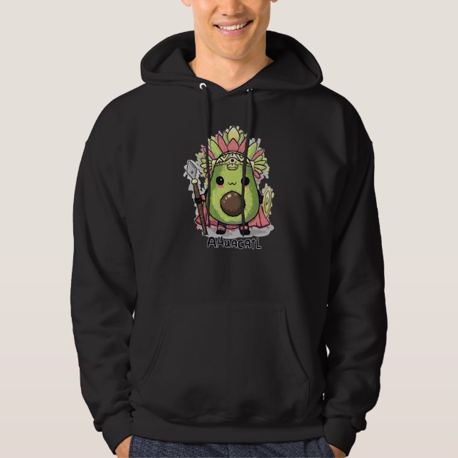 Sudadera Guerrero Ahuacatl Azteca Aguacado (Anverso)