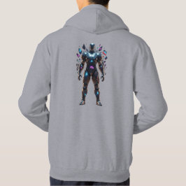 Sudadera Guerrero cibernético Hoodie Futurista Robot