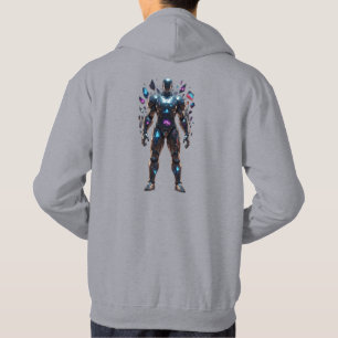 Sudadera Guerrero cibernético Hoodie Futurista Robot