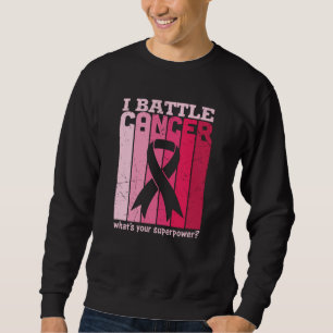Sudadera Guerrero de apoyo a sobreviviente de cáncer de cin