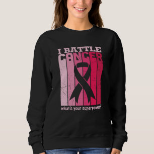 Sudadera Guerrero de apoyo a sobreviviente de cáncer de cin