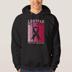 Sudadera Guerrero de apoyo a sobreviviente de cáncer de cin