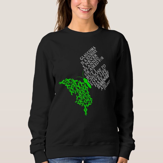 Sudadera Guerrero de Glaucoma Estoy Bien (Anverso)