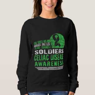 Sudadera Guerrero de la conciencia sobre la enfermedad celí
