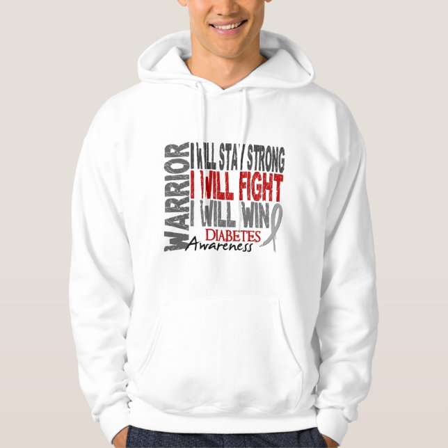 Sudadera Guerrero de la diabetes (Anverso)