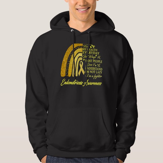 Sudadera Guerrero de la endometriosis 3 (Anverso)