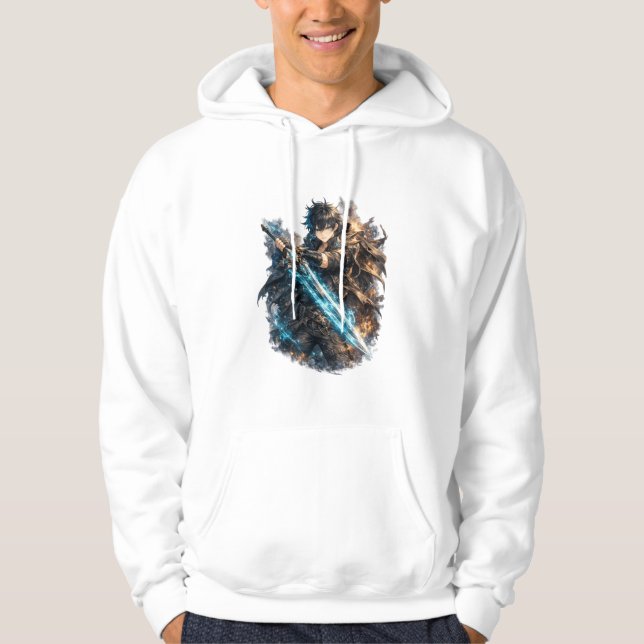 Sudadera Guerrero de la Hoja de Fuego Helado (Anverso)