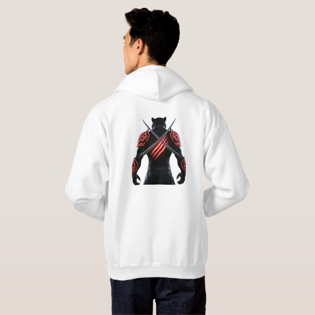Sudadera Guerrero de la sombra de pantera - Epic Ninja Hero (Reverso completo)