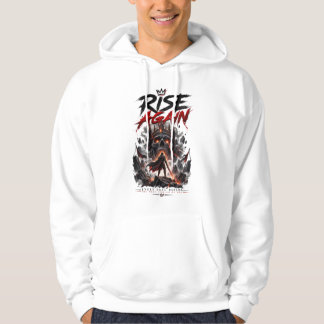 Sudadera Guerrero de Motivación Inspiradora Fuerza RISE