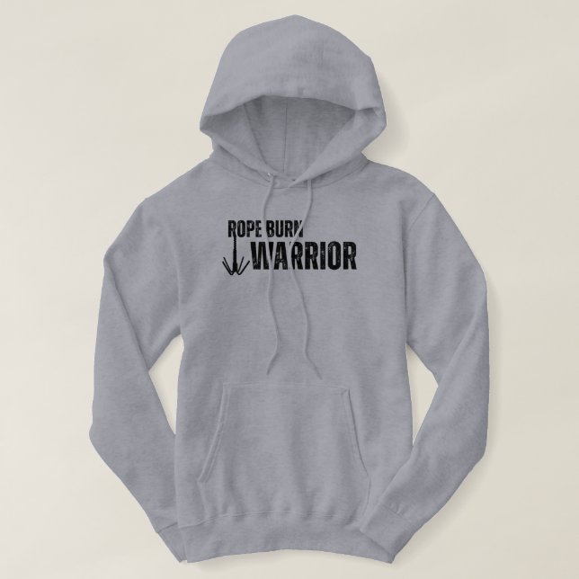 Sudadera Guerrero de pesca con cuerda quemada (Diseño del anverso)