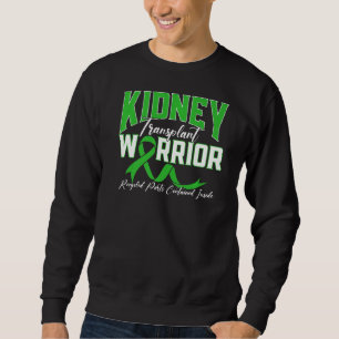 Sudadera Guerrero del trasplante renal Enfermedad renal Pat