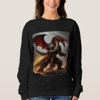 Sudadera Guerrero dragón rojo