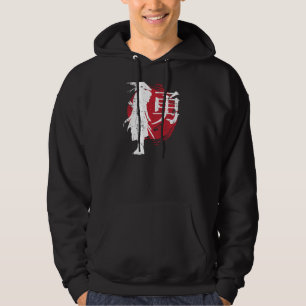 Sudadera Guerrero japonés retro Samurai Japón escribiendo