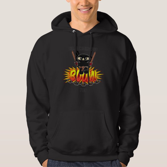 Sudadera Guerrero ninja viniendo por ti (Anverso)