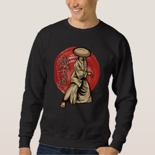 Sudadera Guerrero retro samurai con Katana - japonés
