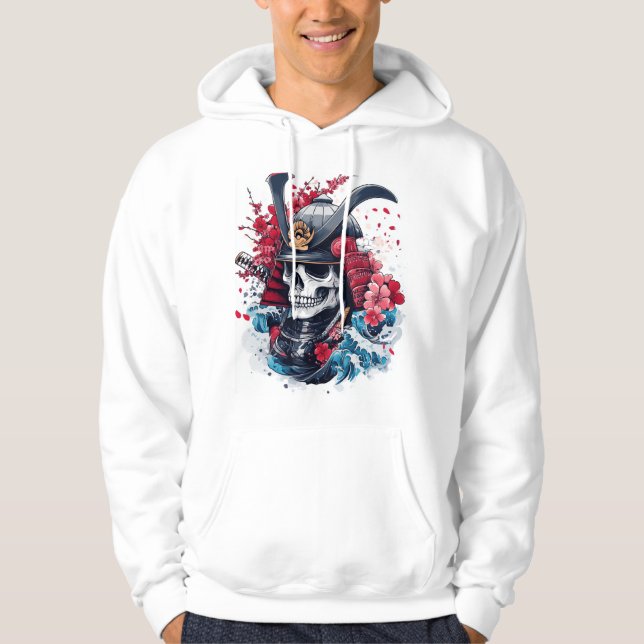 Sudadera Guerrero Samurái Calavera (Anverso)