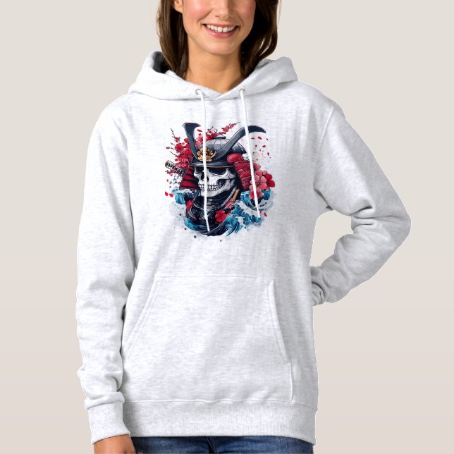 Sudadera Guerrero Samurái de la Calavera (Anverso)