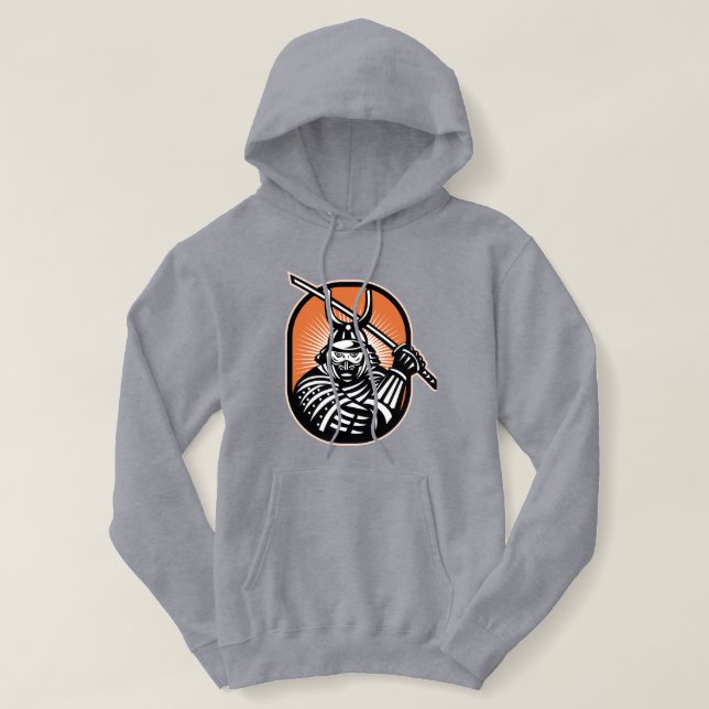 Sudadera guerrero samurái japonés (Diseño del anverso)