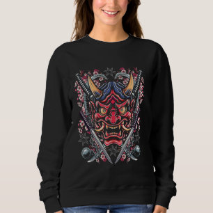Sudadera Guerrero Samurái Máscara Oni - Arte de Katana Fant