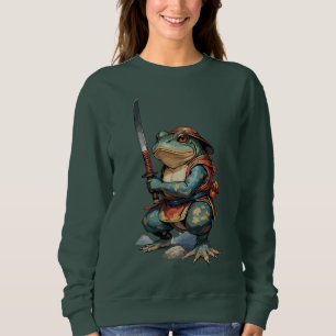 Sudadera Guerrero Samurái Rana con Katana