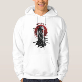 Sudadera Guerrero Samurái Sol Naciente Estilo de Tinta Japo