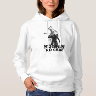 Sudadera Guerrero Vikingo Lobo Sin Dolor No Ganancia