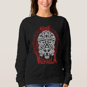 Sudadera guerrero vikingo luchador Valhalla runas brújula n