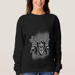 Sudadera Guerrero vikino con barba Valhalla Norse Mytho
