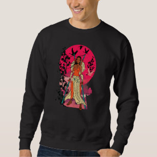 Sudadera Guerreros de Samurai Japoneses Moda Japón Afro Áfr