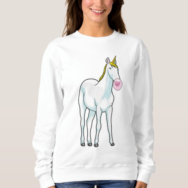 Sudadera Guia de burbujas de unicornio (Anverso)