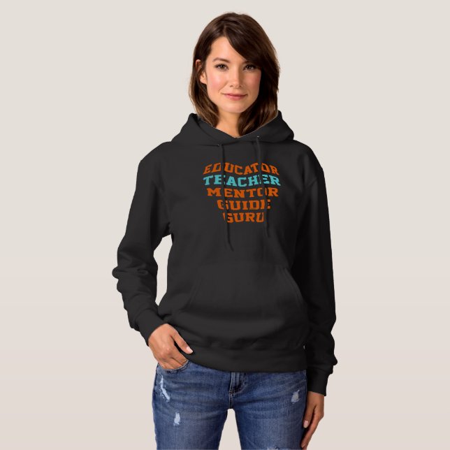 SUDADERA GUÍA DE MENTOR DE PROFESORES DE EDUCACIÓN GURU (Anverso completo)