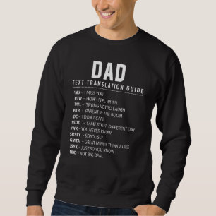 Sudadera Guía de traducción de jerga y acrónimos de texto d