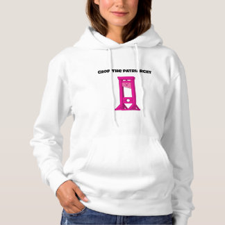Sudadera Guillotine Rosa Corta La Hoodie Femenina Patriarca