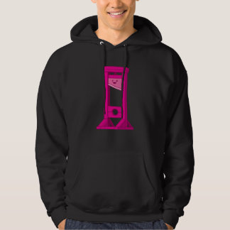 Sudadera Guillotine rosa kawaii lindo yerba negra masculina