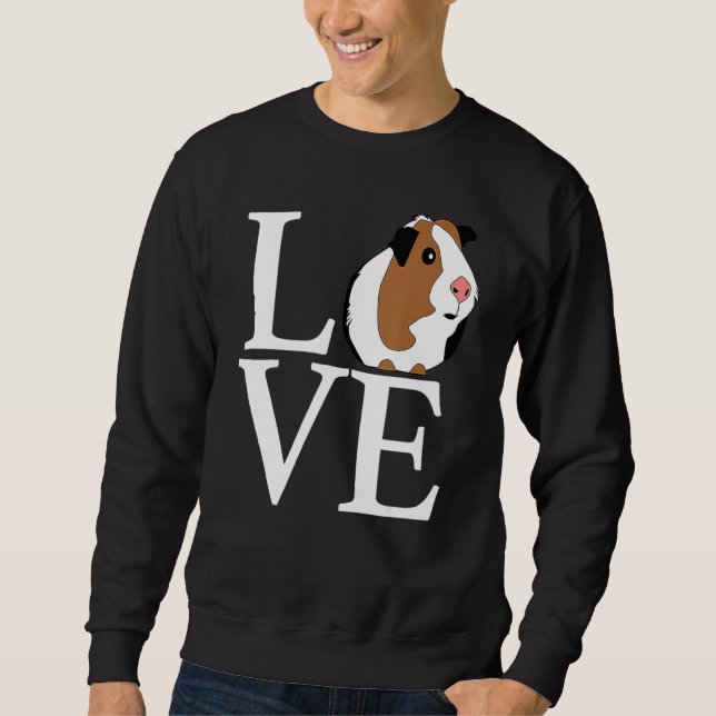 Sudadera Guinea Cerdo Amor (Anverso)