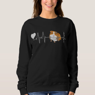Sudadera Guinea Cerdo Heartbeat Cute Cavy Regalo
